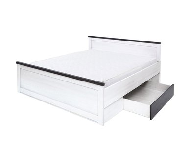 Кровать с двумя ящиками для белья