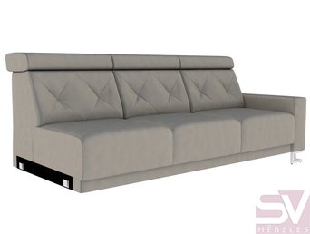 Dīvāna elements ar labo balstu un gulēšanas funkciju